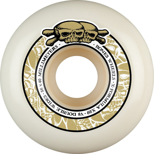Rodas Bones X-Formula™ (XF) V8 Double Wides - 56mm 99A