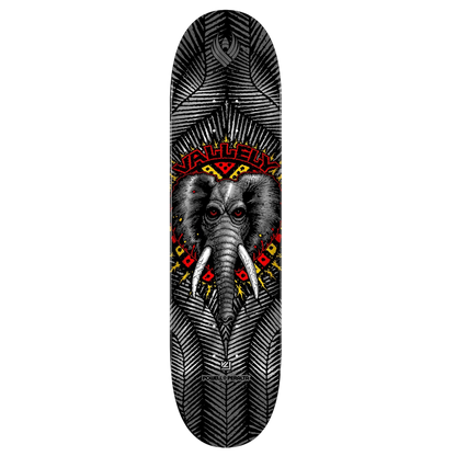 Powell Peralta Flight Mike Vallely Elephant Silver Foil Skateboard Deck 8.38"