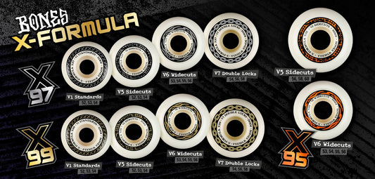 Rodas Bones Spring Annuals X-Formula™ (XF) V6 Wide-Cut - 56mm 97A