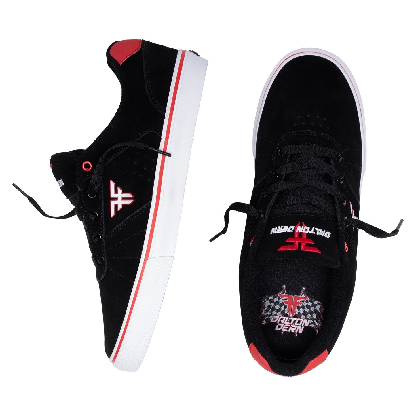 Fallen The Daytona Dalton Dern Sneakers - Black/Red/White