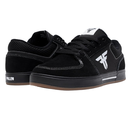 Fallen Patriot Black/White/Gum Sneakers