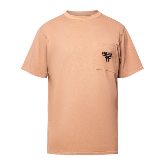 T-Shirt Fallen Trademark Pocket Tan