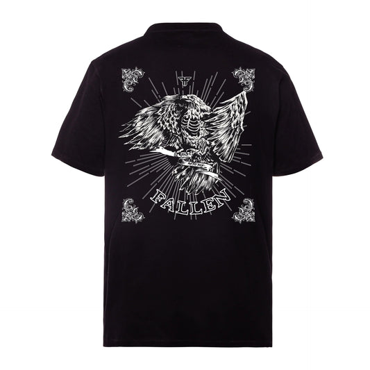 T-Shirt Fallen Death Hawk Black