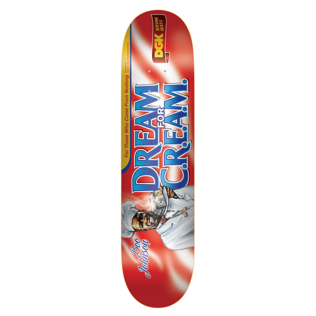 DGK Boo Ghetto Market Skateboard Deck 7.9"