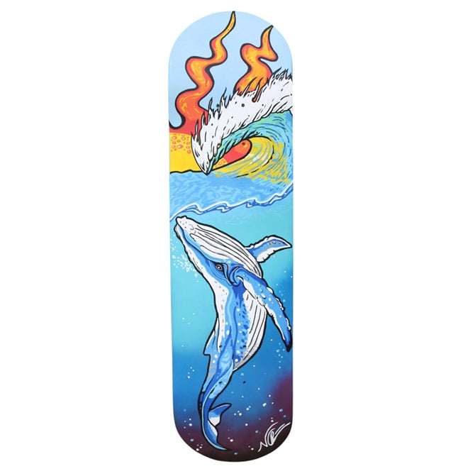 NO23 Custom "Atlantic Surfer" Skateboard Deck