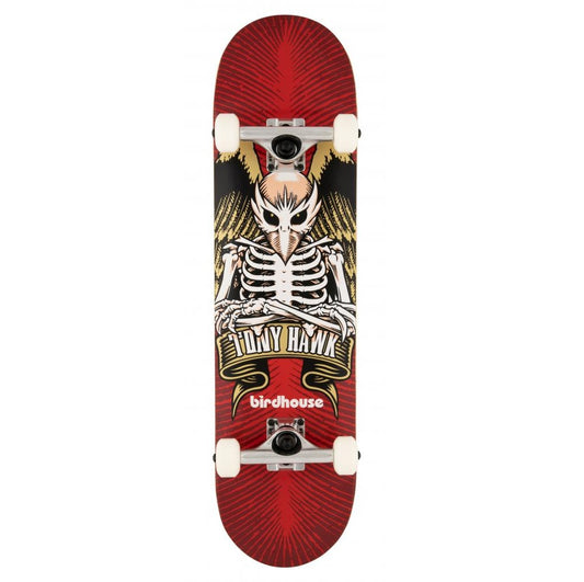 Birdhouse Hawk Icon Stage 1 Red 8.0" Complete Skateboard