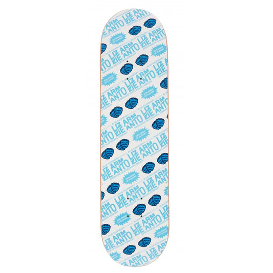 Birdhouse Lizzie Blue Razz Blue Skateboard Deck 8.25"