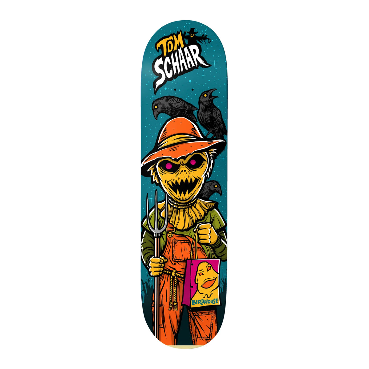 Birdhouse Tom Schaar Hallows Eve Skateboard Deck 8.38"