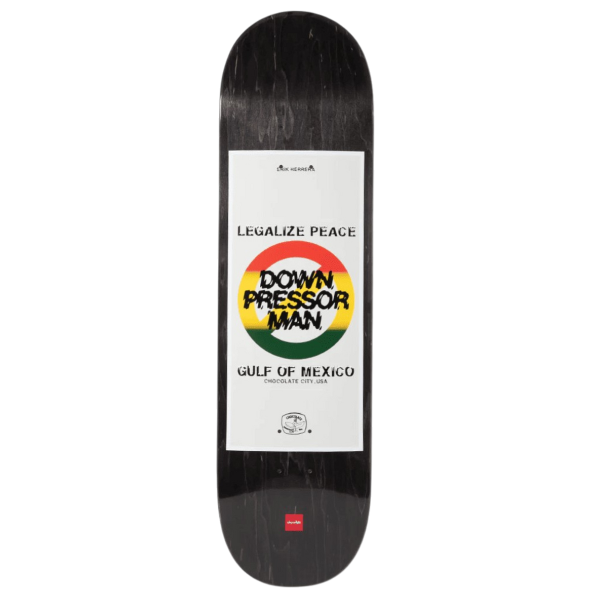 Chocolate Erik Herrera Know Your Rights Skateboard Deck 8.375"
