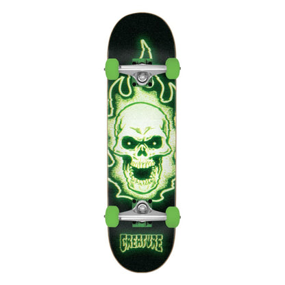 Creature Bonehead Glitch Black/Green Complete Skateboard 8.0"