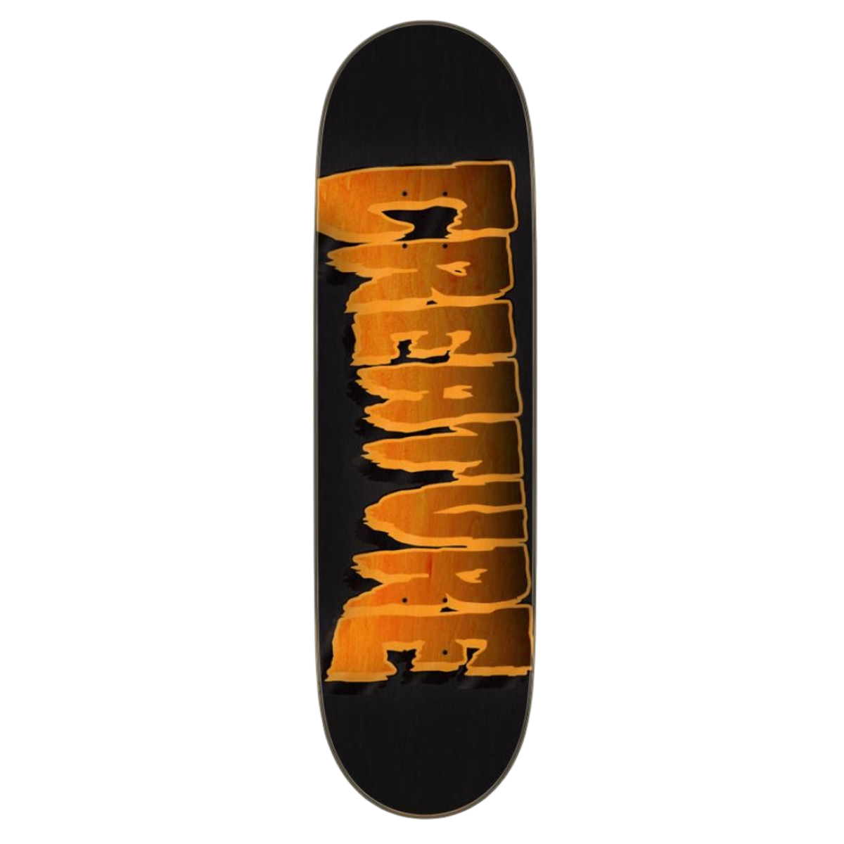 Creature Logo Outline Stumps Black/Orange Skateboard Deck 8.8"