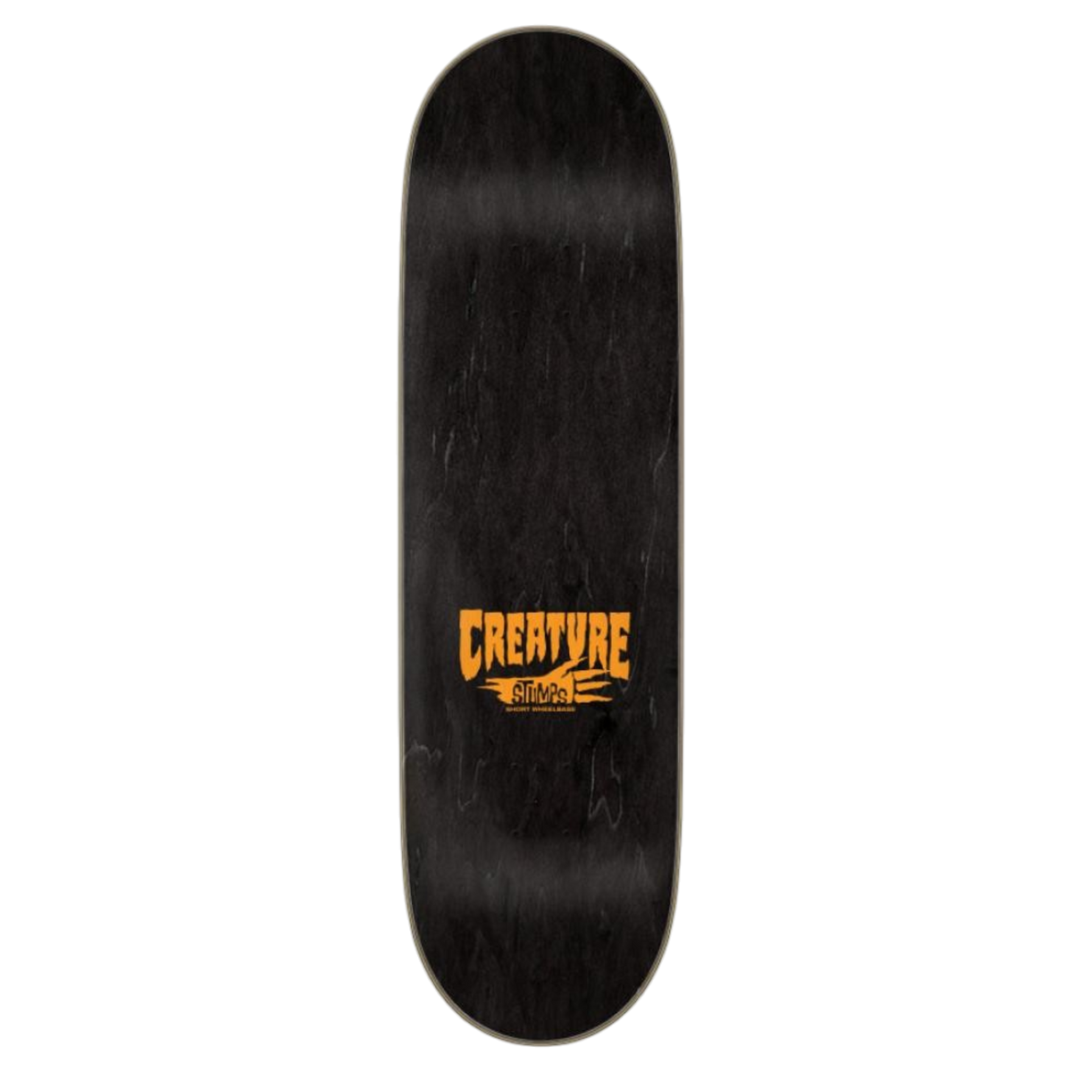 Creature Logo Outline Stumps Black/Orange Skateboard Deck 8.8"