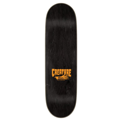 Creature Logo Outline Stumps Black/Orange Skateboard Deck 8.8"