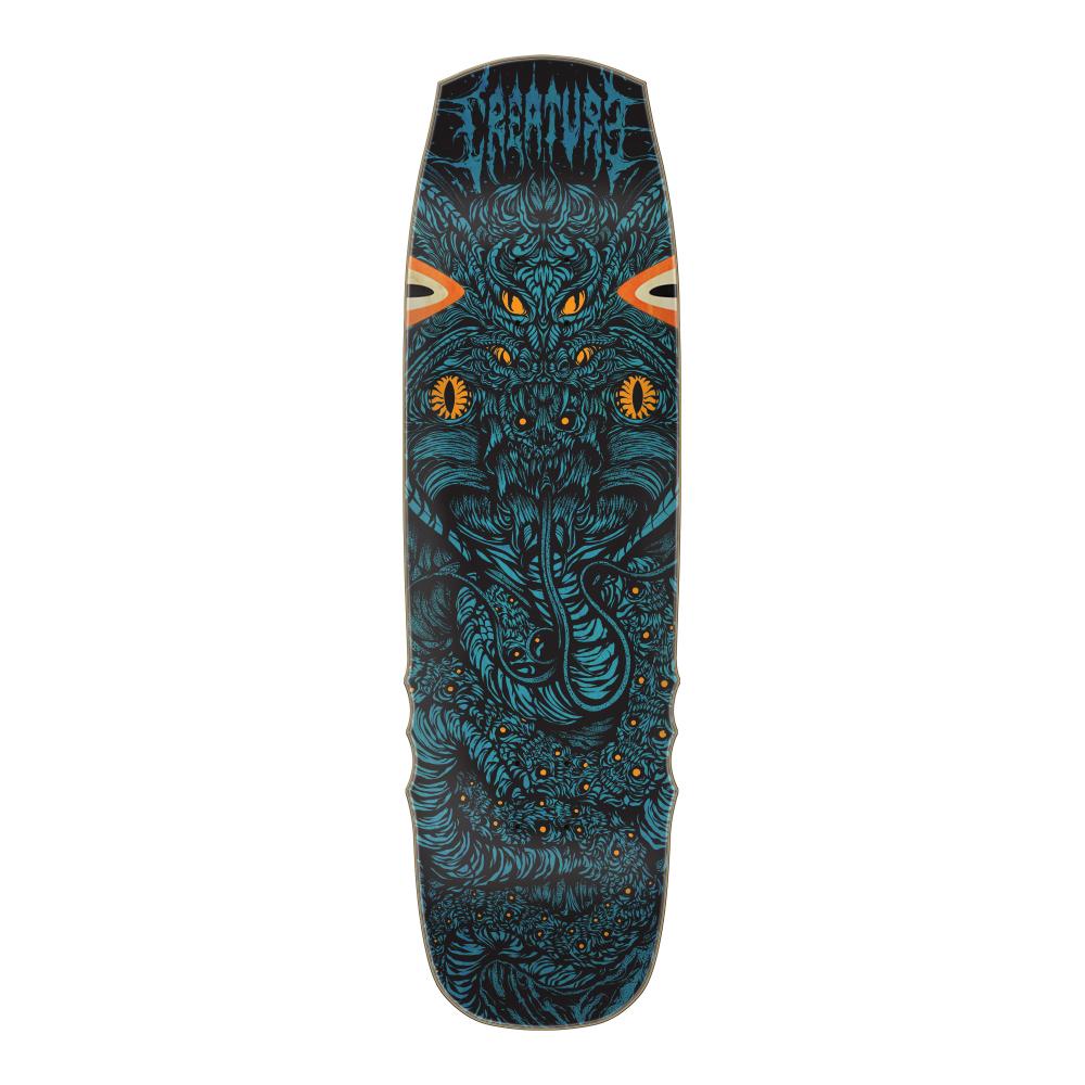Creature Sam Hitz Cobra Shaped Skateboard Deck 9.0"