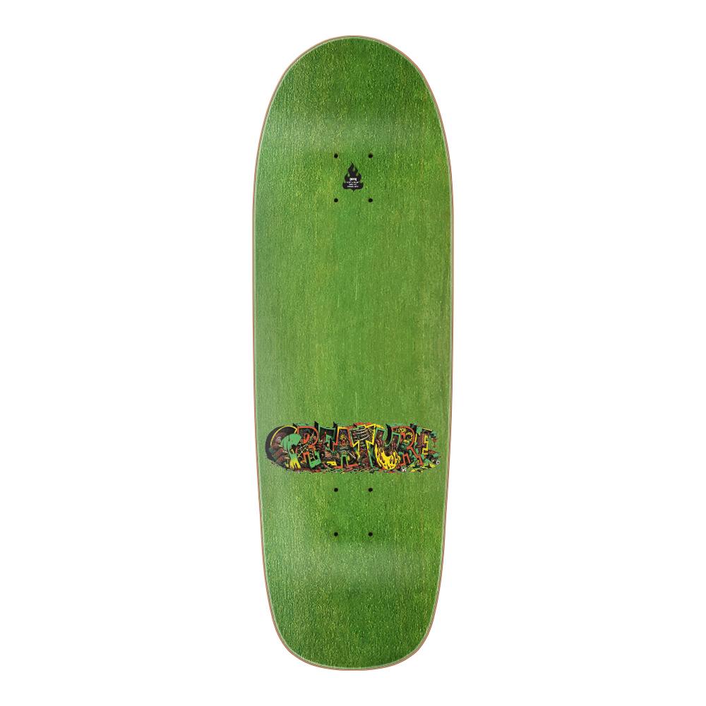Creature Hallucination Beast Shaped Skateboard Deck 9.55"