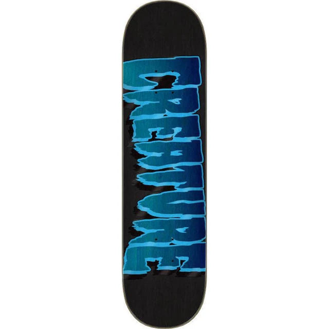 Creature Logo Outline Stumps Black/Blue Skateboard Deck 8.0"