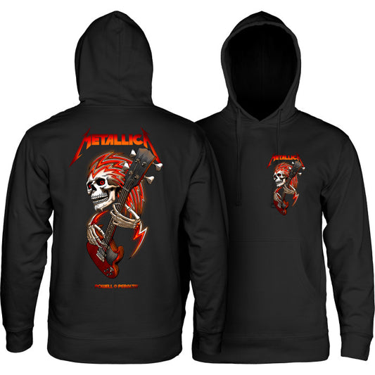Powell Peralta Metallica Collab Hoodie - Black