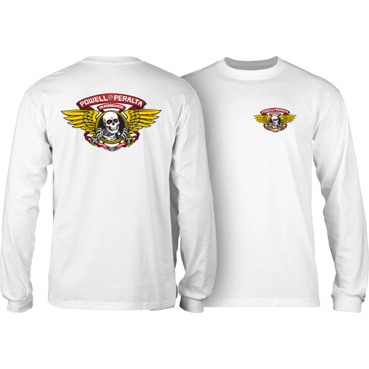 Powell Peralta Winged Ripper Longsleeve White