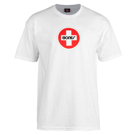 T-Shirt Bones Swiss Circle - White