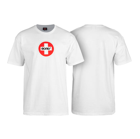 T-Shirt Bones Swiss Circle - White