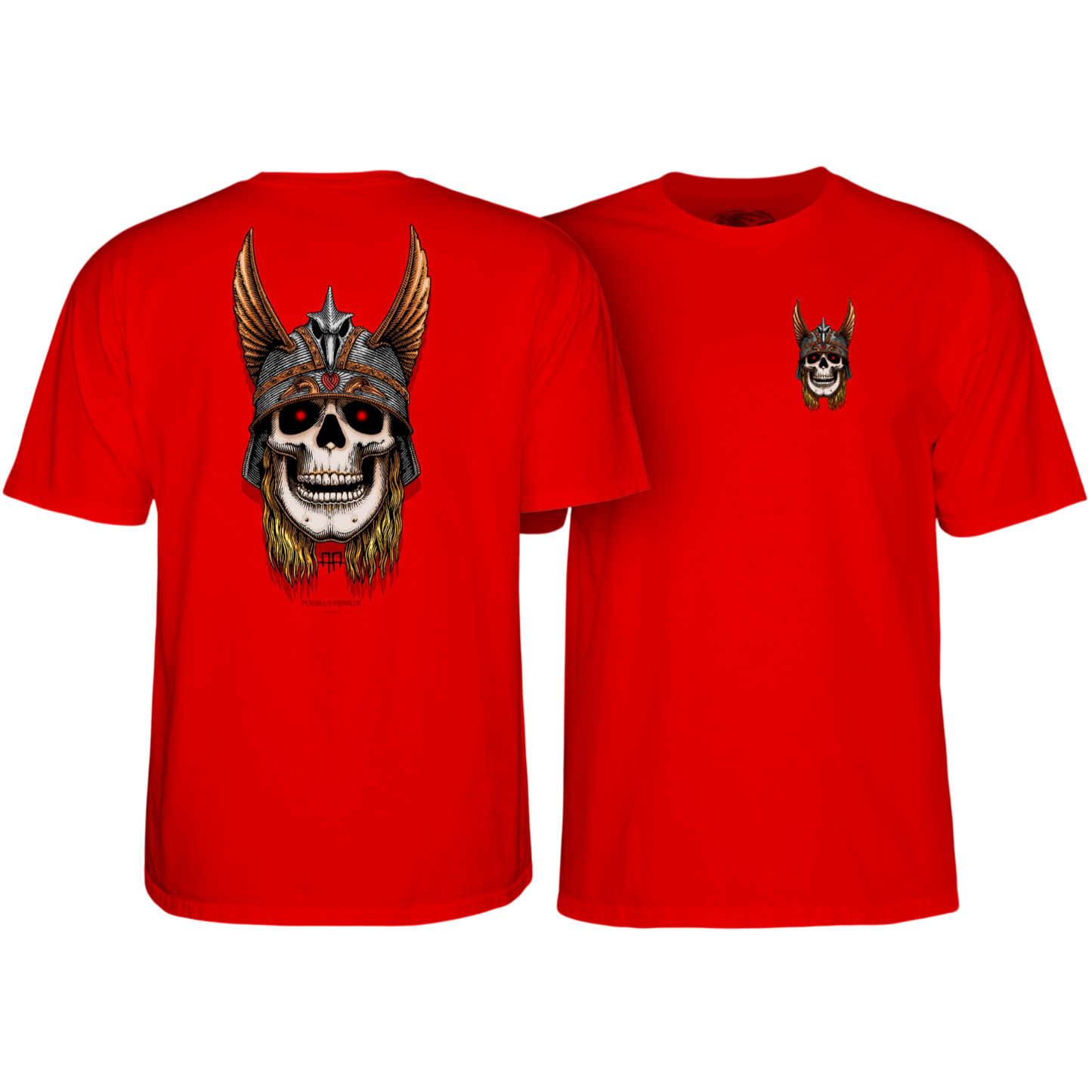 T-Shirt Powell Peralta Andy Anderson Skull Red