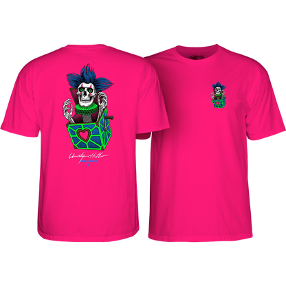 T-Shirt Powell Peralta Chris Hiett Skull - Heliconia