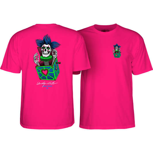 T-Shirt Powell Peralta Chris Hiett Skull - Heliconia