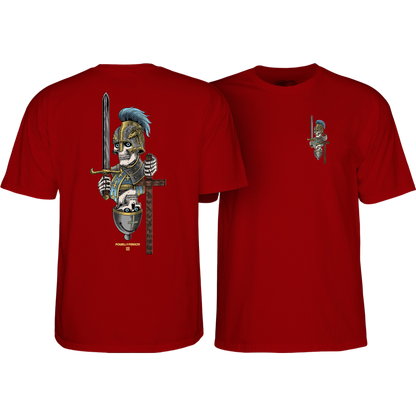 Powell Peralta Dan Corrigan Chess Skulls T-Shirt - Green