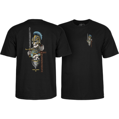 Powell Peralta Dan Corrigan Chess Skulls T-Shirt - Black
