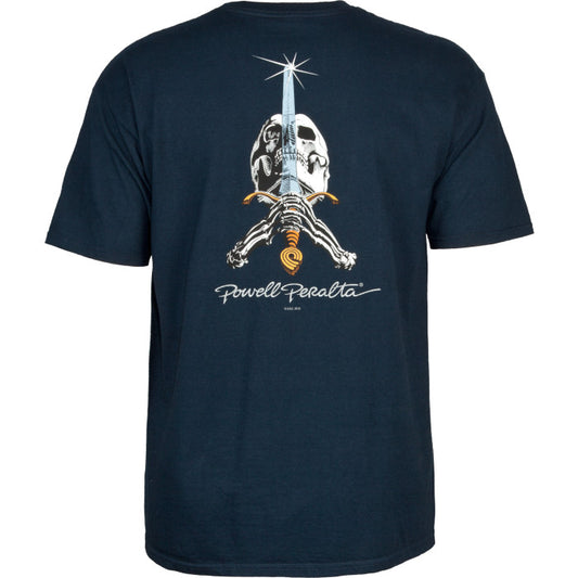 T-Shirt Powell Peralta Skull & Sword - Navy