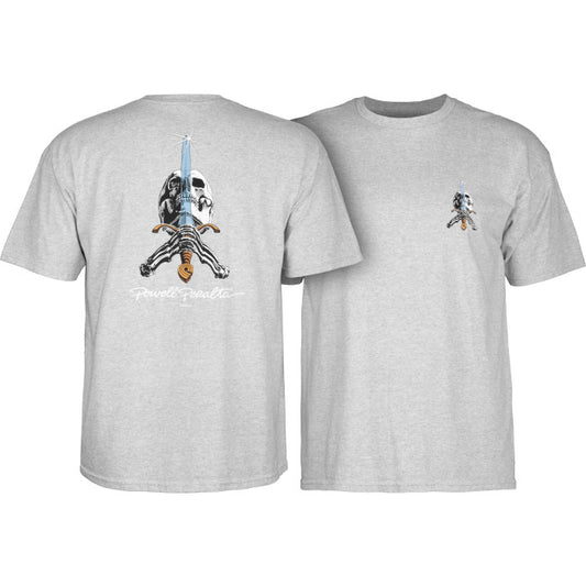 Powell Peralta Skull & Sword Grey T-Shirt