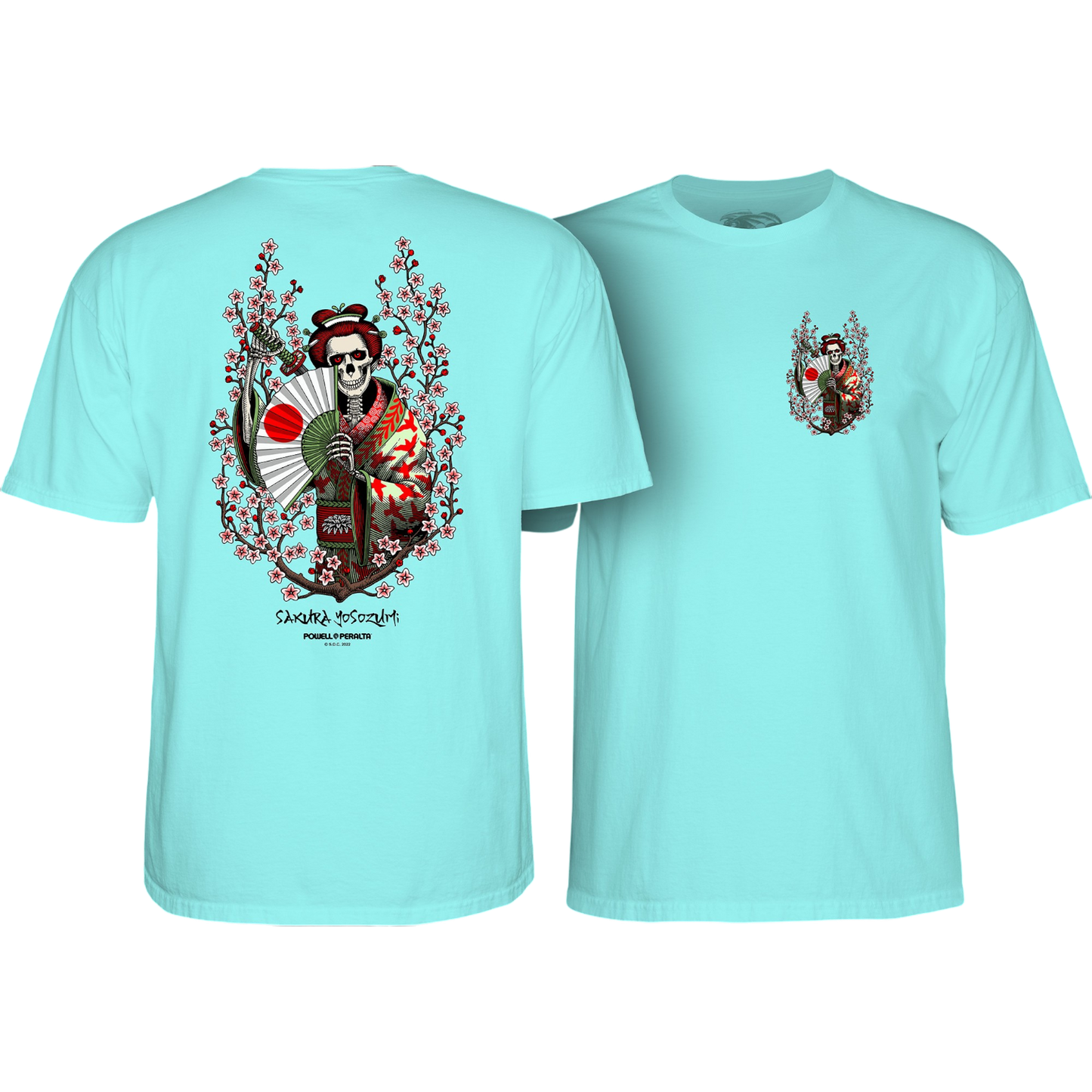 T-Shirt Powell Peralta Sakura Yosozumi Samurai - Celadon