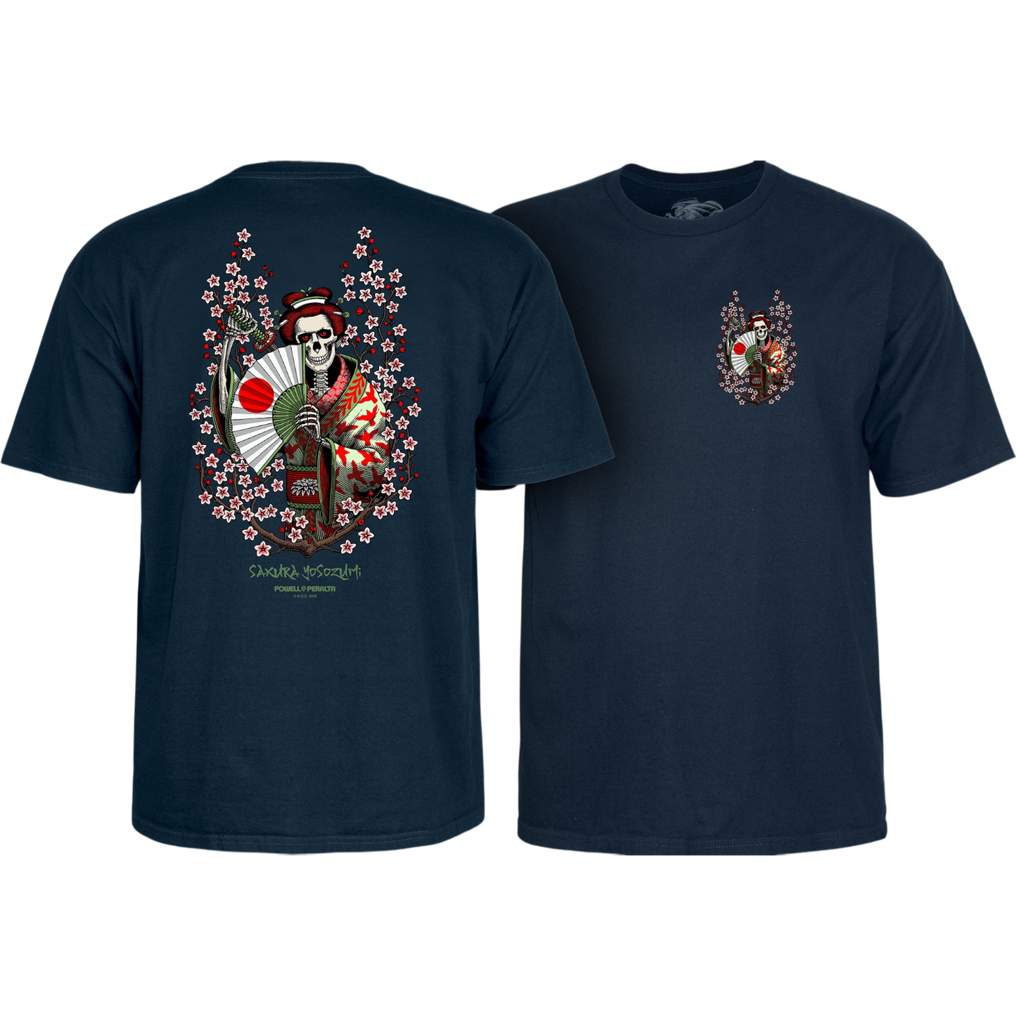 T-Shirt Powell Peralta Sakura Yosozumi Samurai - Navy