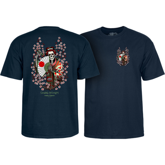 T-Shirt Powell Peralta Sakura Yosozumi Samurai - Navy