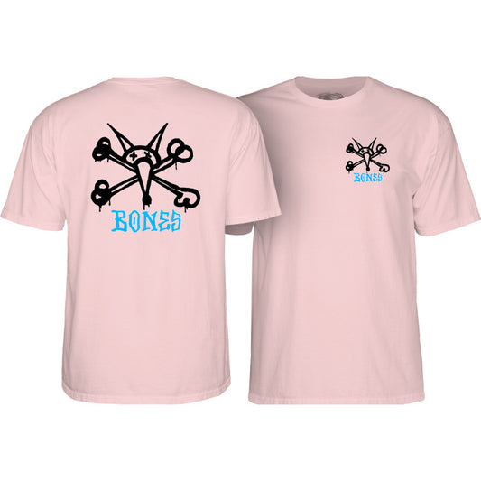 T-Shirt Powell Peralta Rat Bones - Light Pink