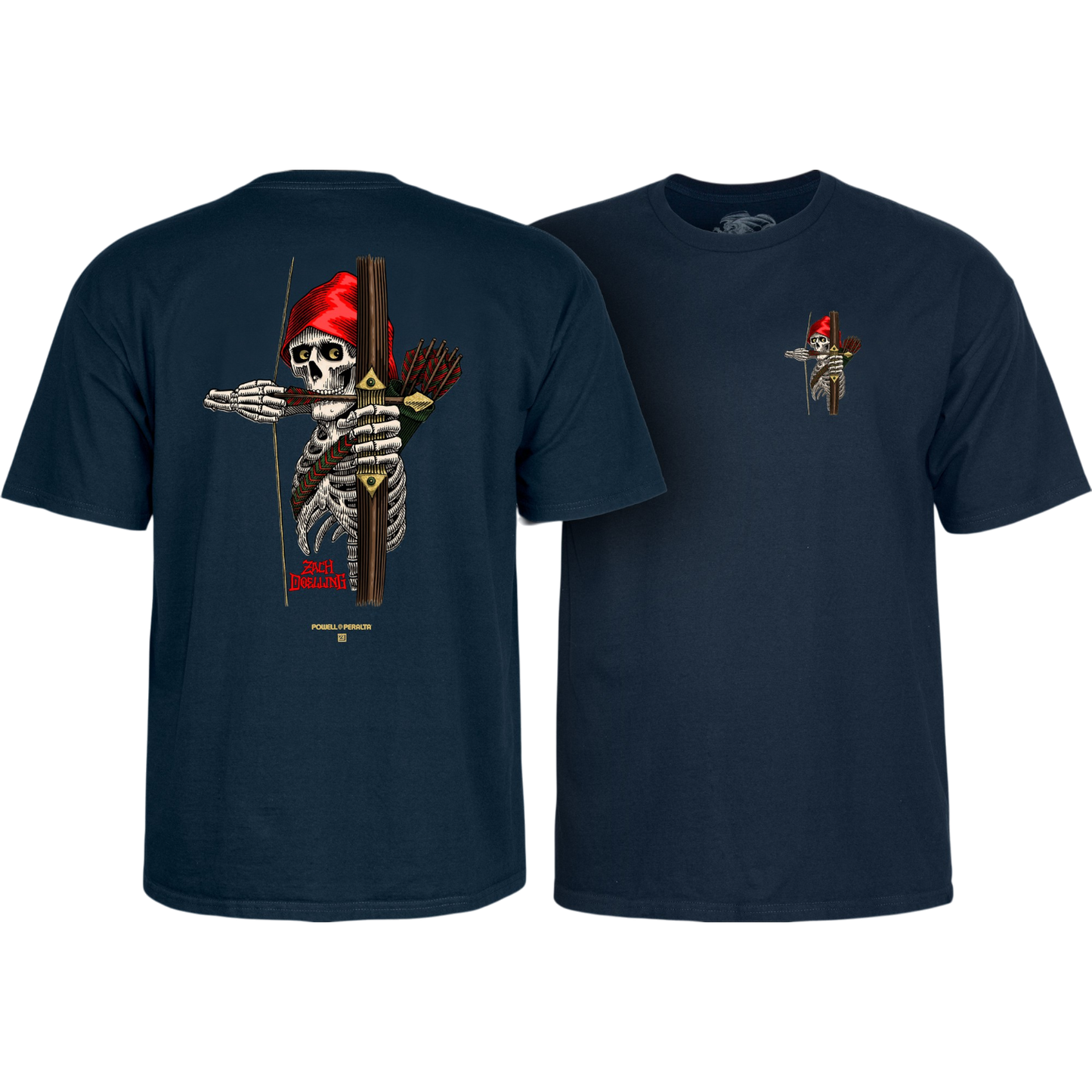 T-Shirt Powell Peralta Zach Doelling Archer - Navy