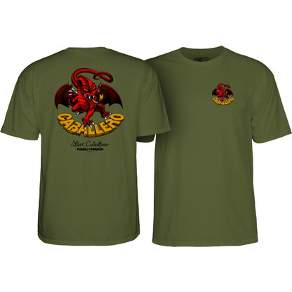 T-Shirt Powell Peralta Caballero Dragon II Military Green