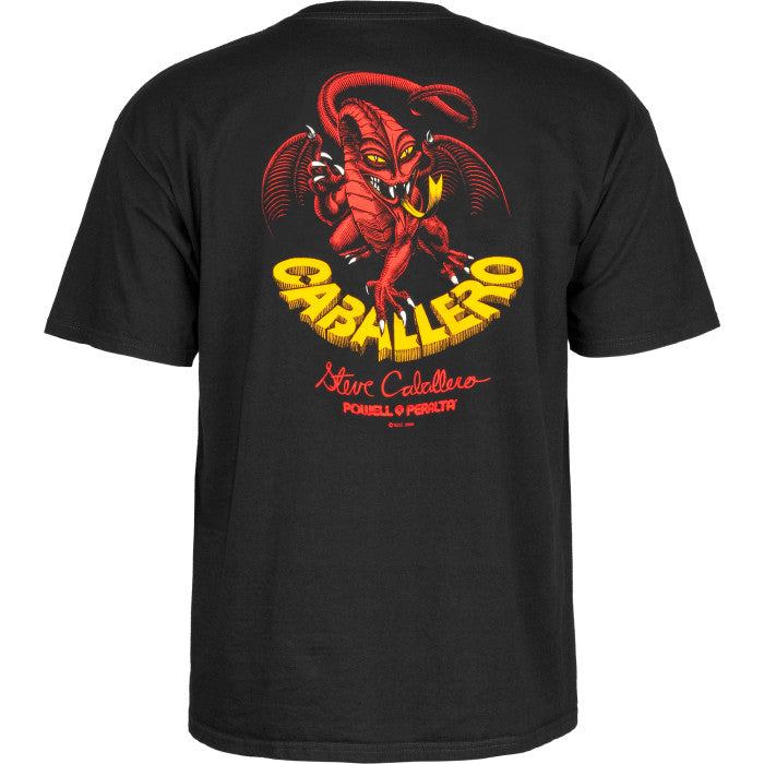 T-Shirt Powell Peralta Caballero Dragon II - Preto