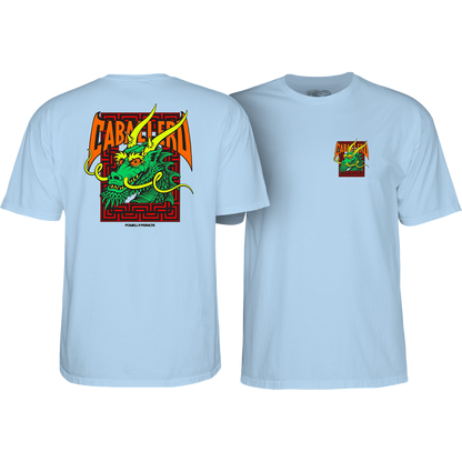 T-Shirt Powell Peralta Caballero Street Dragon - Powder Blue