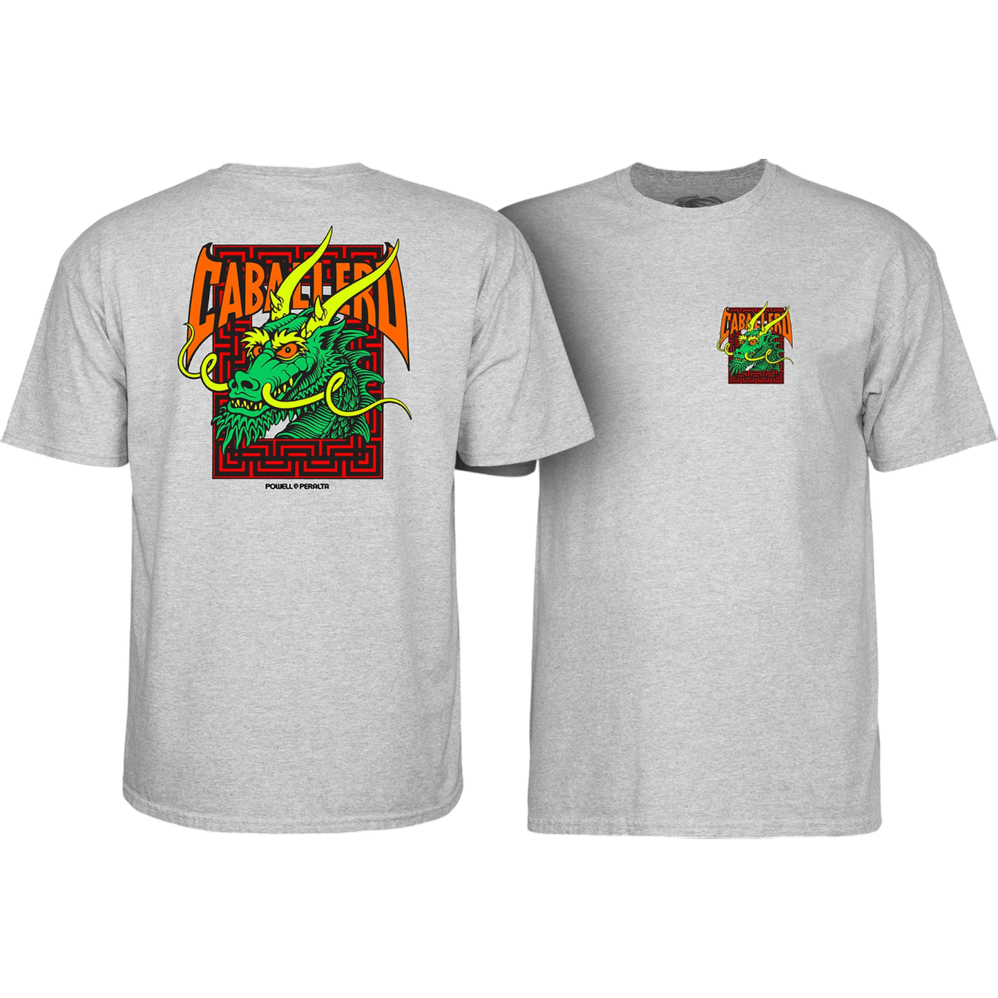 T-Shirt Powell Peralta Caballero Street Dragon Athletic Heather