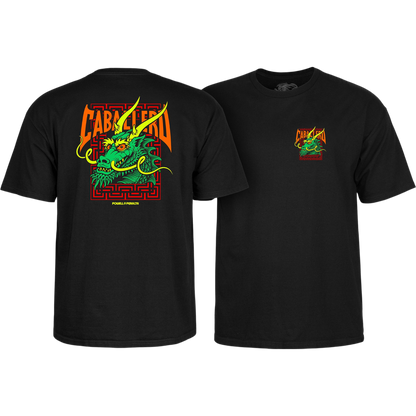 T-Shirt Powell Peralta Caballero Street Dragon Black