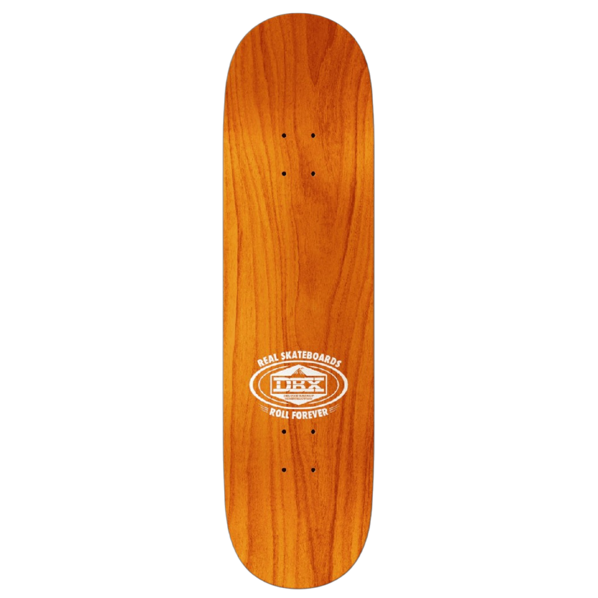 Real Skateboards DBX Oval Purple Foil Skateboard Deck 8.38"