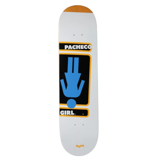 Girl Tyler Pachecho Oops OG Skateboard Deck 8.0"