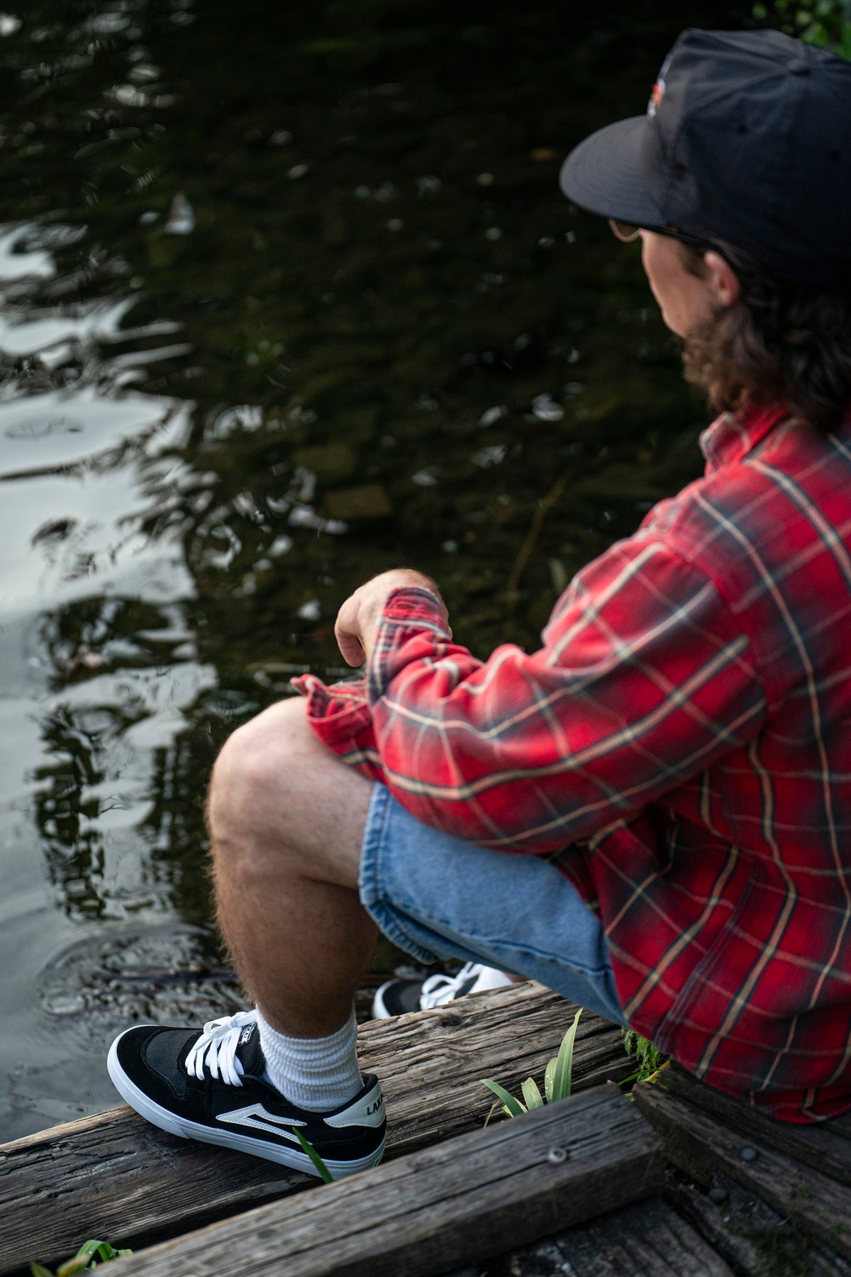 Lakai York Sneakers - Black/White