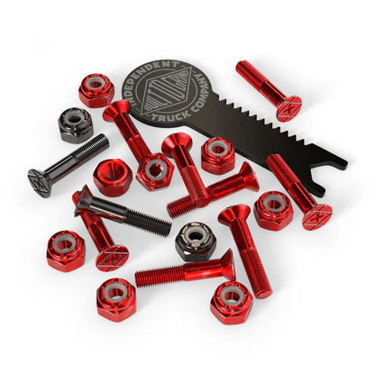 Independent Phillips Bolts Red Black with Tool 1.0"