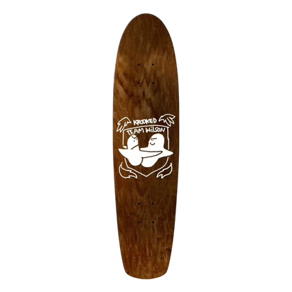Krooked Johnny Wilson Guest Pro Zinger Nano Skateboard Deck 7.37"