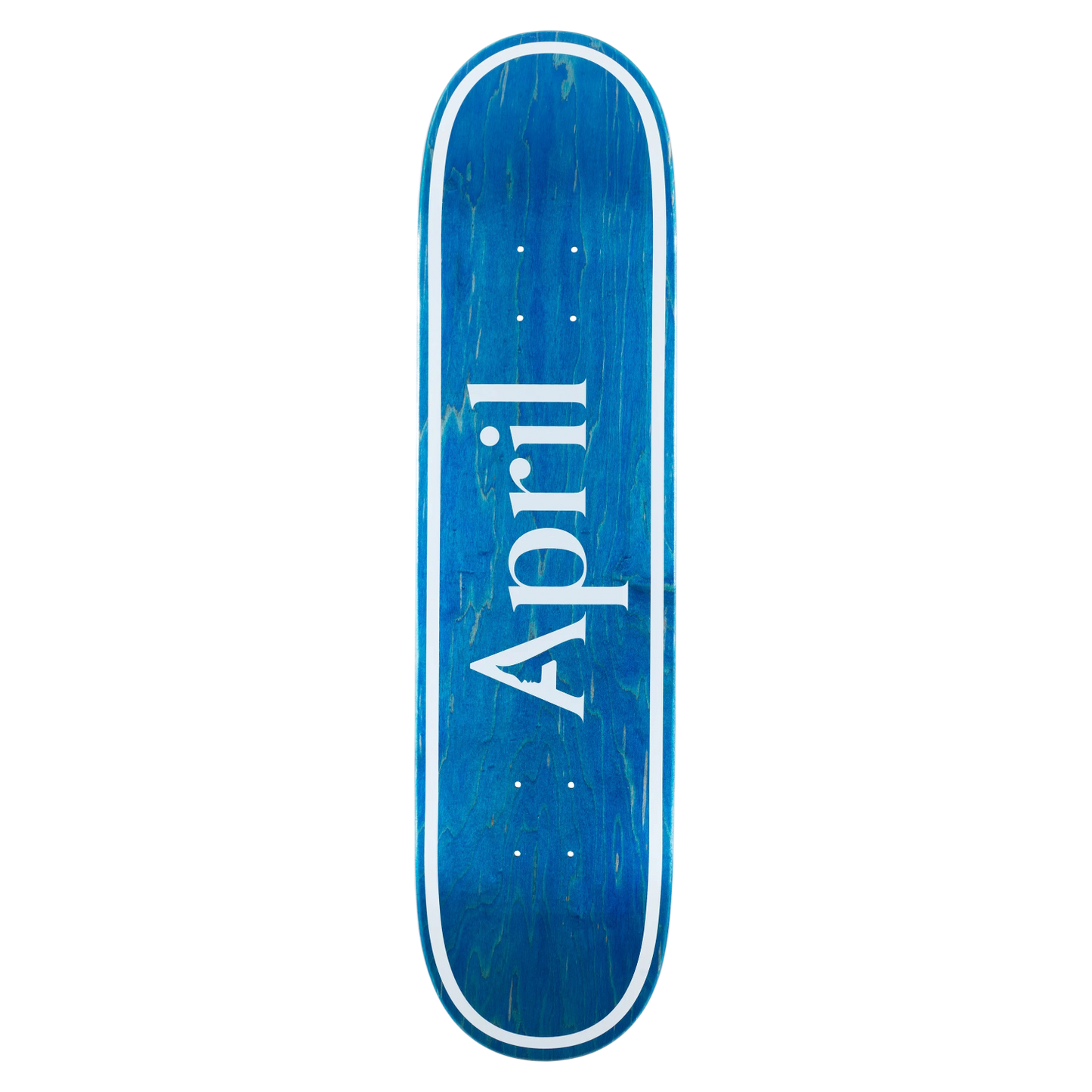 April OG Logo Blue Skateboard Deck 7.5"