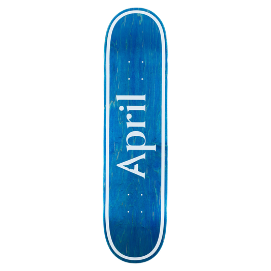 April OG Logo Blue Skateboard Deck 7.37"