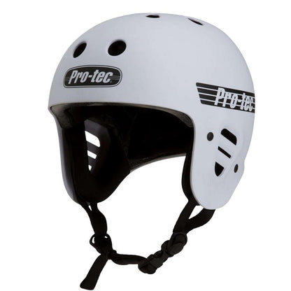 Pro-Tec Full Cut Cert Matte White Helmet