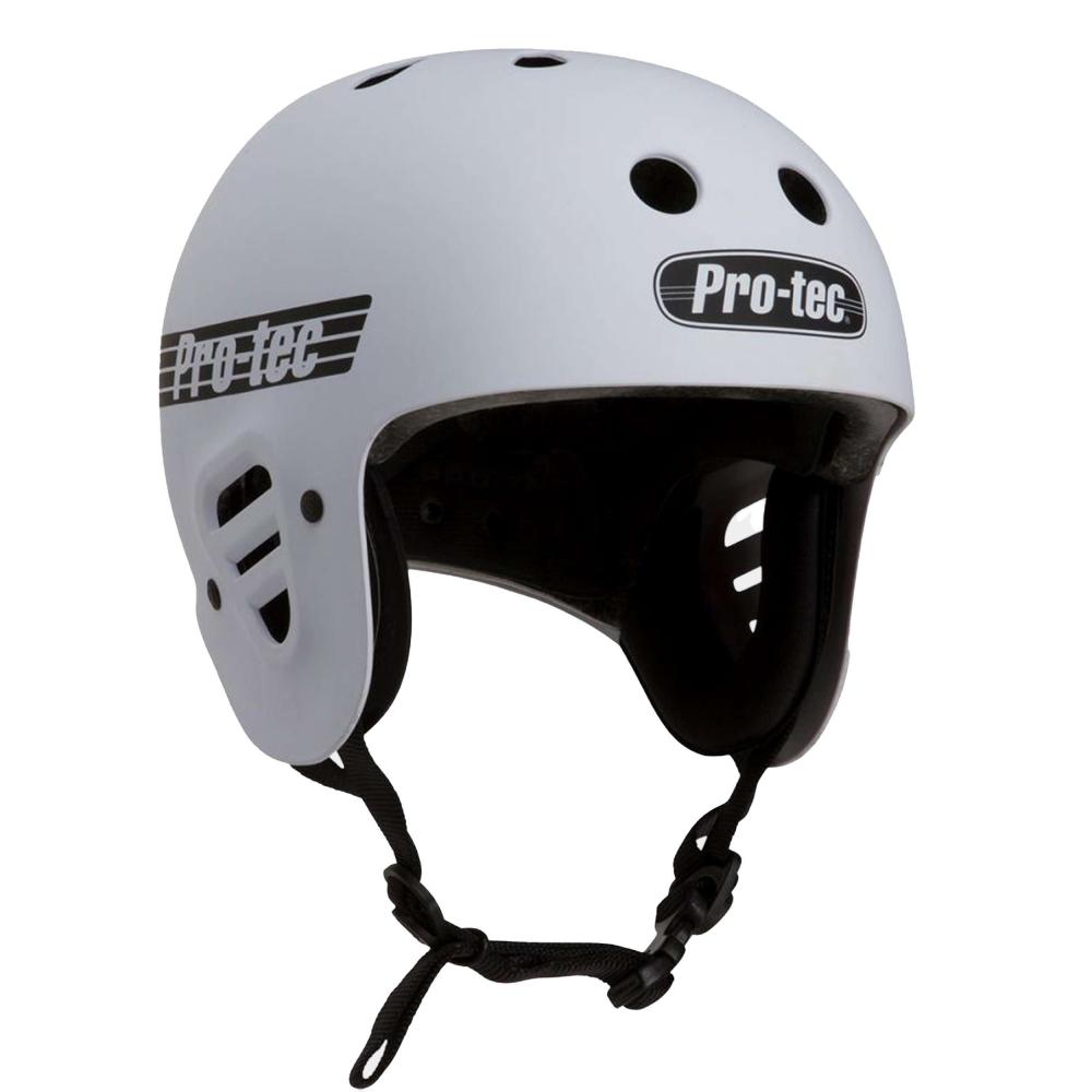 Pro-Tec Full Cut Cert Matte White Helmet